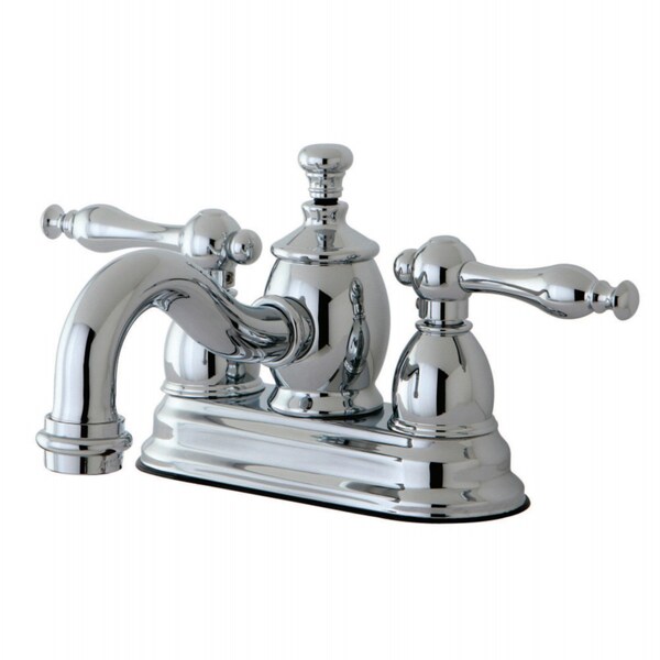 KS7101NL 4" Centerset Bathroom Faucet, Polished Chrome